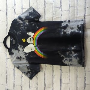 Peanuts Tie Dye Snoopy T Shirt Unisex Men's Women's Size Medium